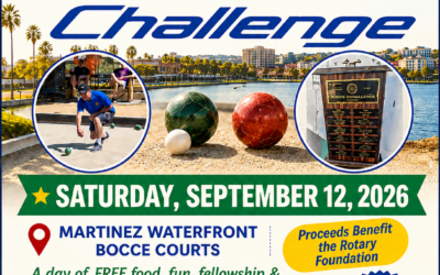 All are invited to compete in the 17th annual D5160 Bocce Challenge Benefiting The Rotary Foundation