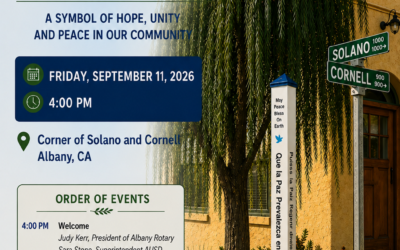 Peace Pole Dedication 9/11/26